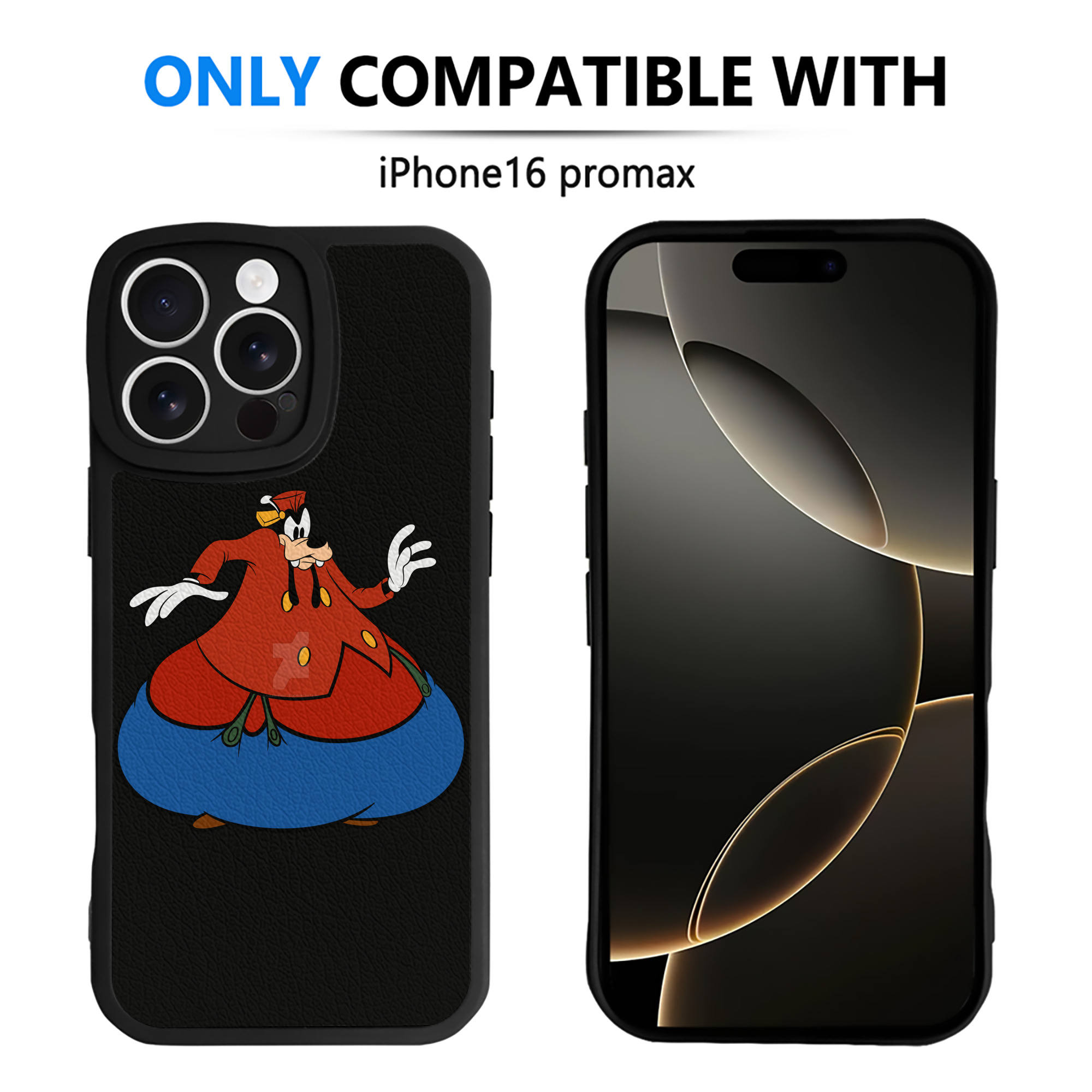 （画像用） ミッキーマウス Mickey Mouse 【iPhone 16シリーズ対応】シリコンスマホケース（レザー調） 材質：シリコン